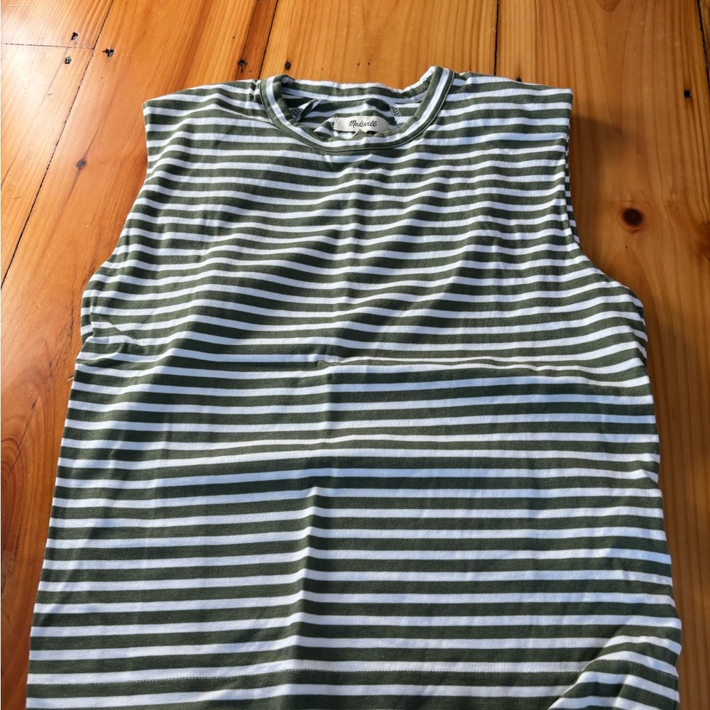 Madewell Striped Sleeveless Top